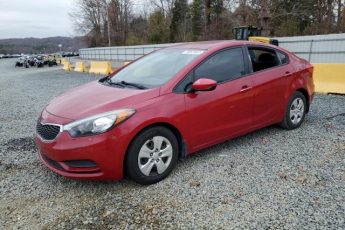 KNAFK4A63G5487705 | 2016 KIA FORTE LX