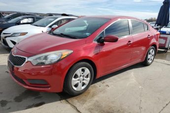 KNAFK4A68G5554217 | 2016 KIA FORTE LX