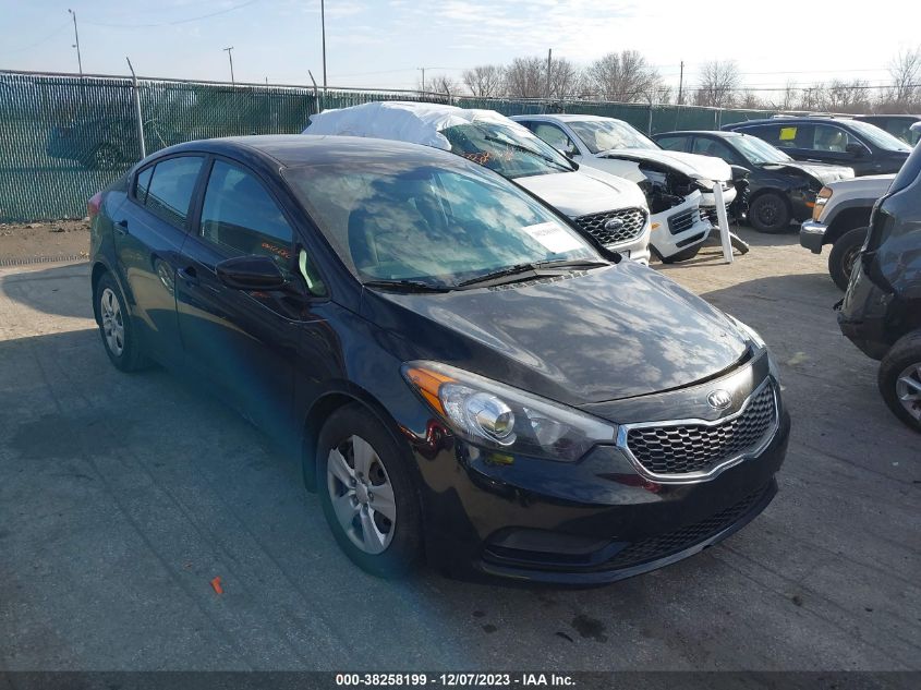 KNAFK4A69G5616269 | 2016 KIA FORTE