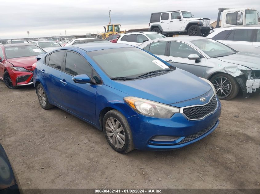 KNAFX4A64E5237694 | 2014 KIA FORTE