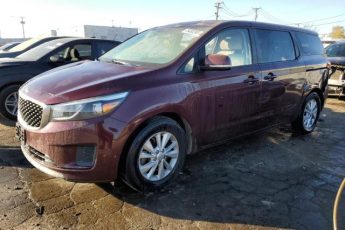 KNDMB5C11H6221449 | 2017 KIA SEDONA LX