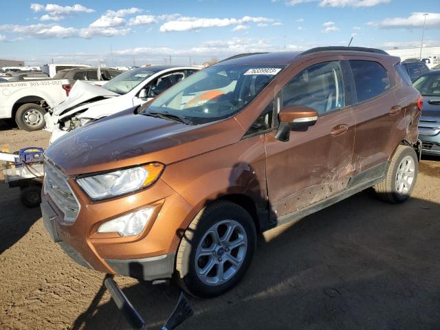 MAJ6S3GL6KC283338 | 2019 FORD ECOSPORT S