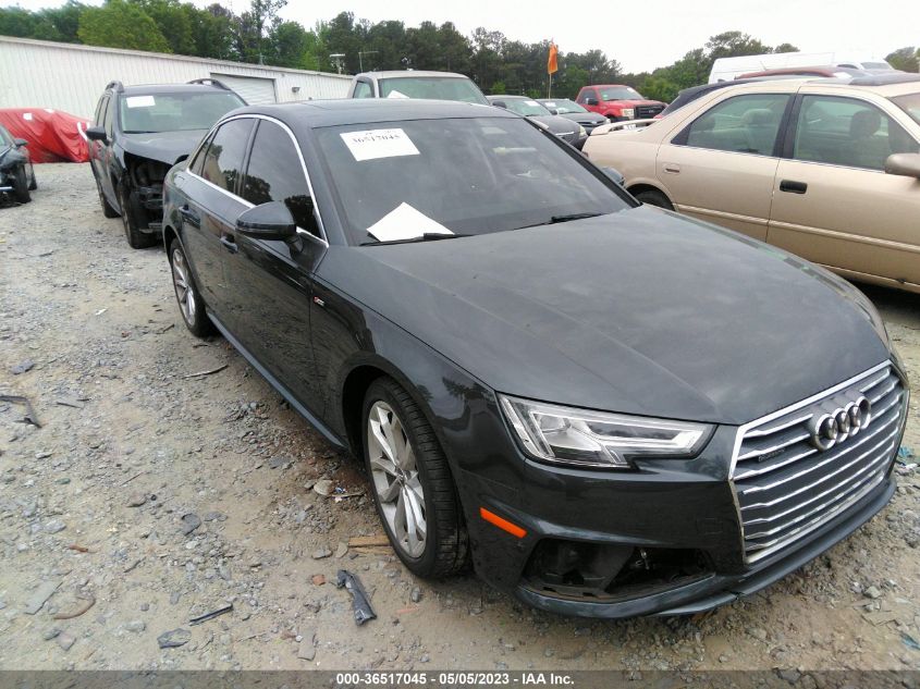 WAUENAF47KA004886 | 2019 AUDI A4