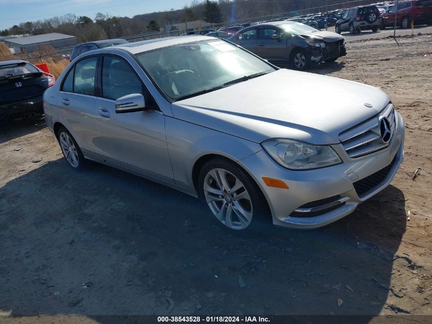 WDDGF4HB4DR282001 | 2013 MERCEDES-BENZ C 250