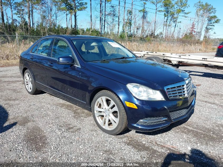 WDDGF4HB6DR281657 | 2013 MERCEDES-BENZ C 250