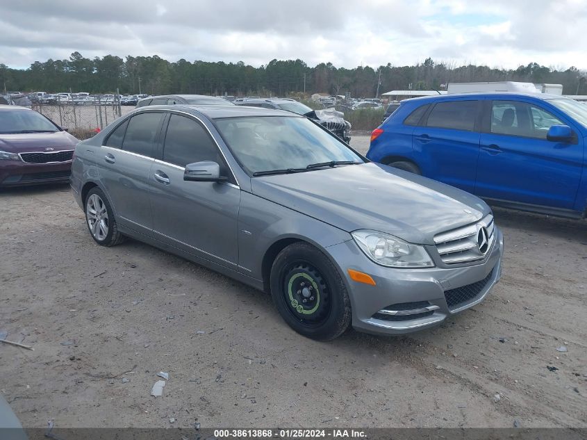 WDDGF4HB9CR225128 | 2012 MERCEDES-BENZ C 250