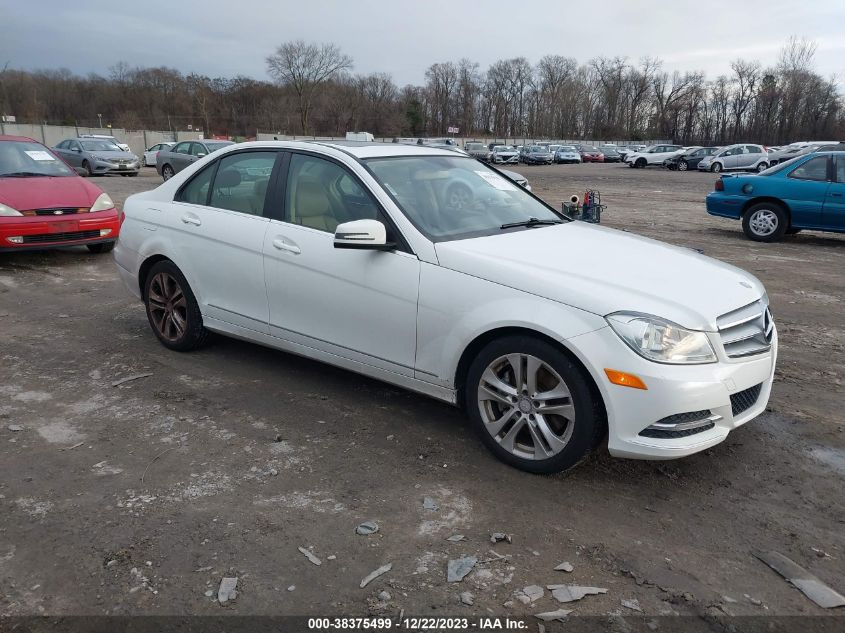 WDDGF8AB8DR291902 | 2013 MERCEDES-BENZ C 300