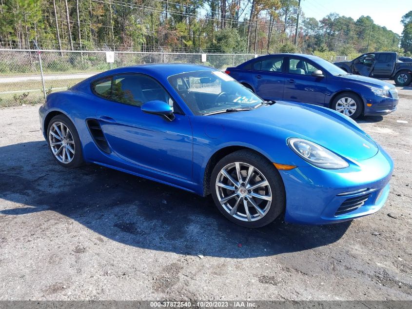 WP0AA2A88HS270529 | 2017 PORSCHE 718 CAYMAN